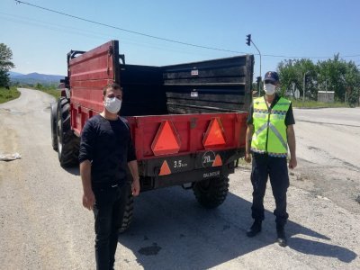 TRAKTÖRLERE REFLEKTÖR DENETİMİ