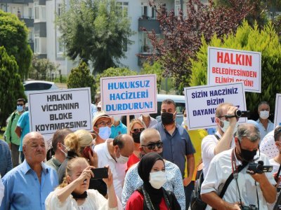 YAPILAN HACİZ İŞLEMİNE BÜYÜK TEPKİ